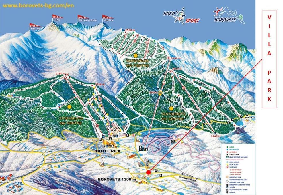 Villa Park - Beniart Studio - Nr 109 - Near Gondola Lift Borovets Eksteriør bilde